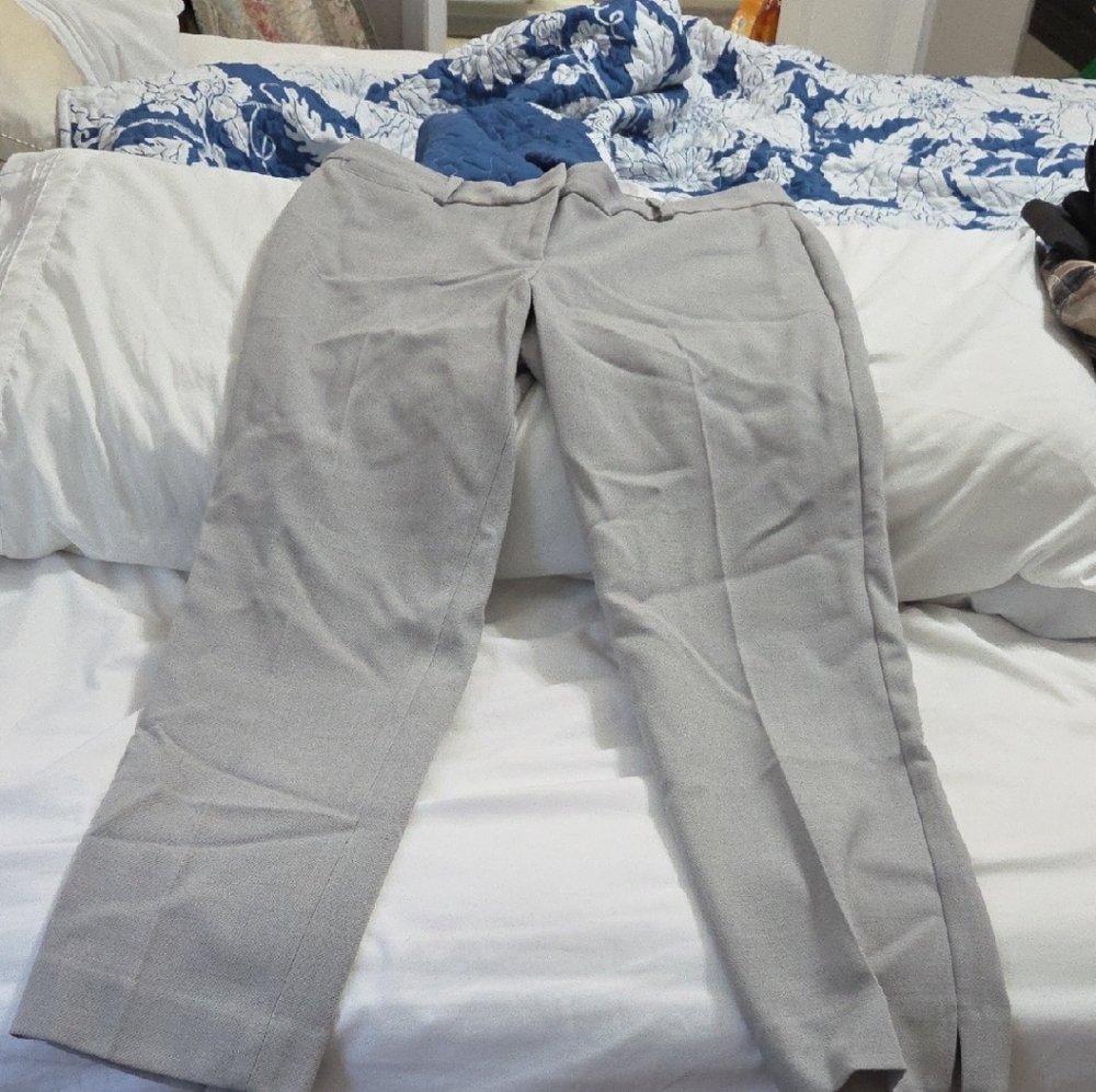 Talbots Men's Light Gray Dress Pants